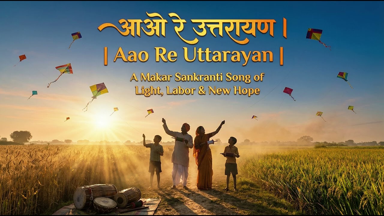 आओ रे उत्तरायण | Aao Re Uttarayan | A Makar Sankranti Song of Light, Labor & New Hope