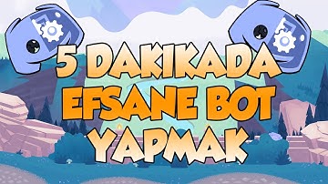 5 DAKİKADA DİSCORD BOTU YAPMAK - SESLİ