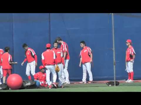 2012/10/08 カープ投手陣試合前練習
