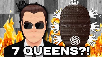 ChessGPT (249) With 7 QUEENS VS Agent Chess (2700)