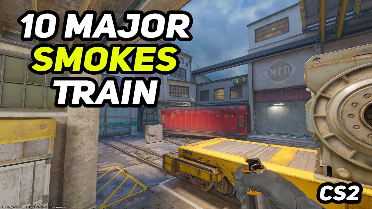 CS2 Train - 10 Major Smokes That Every Player Should Know - YouTube