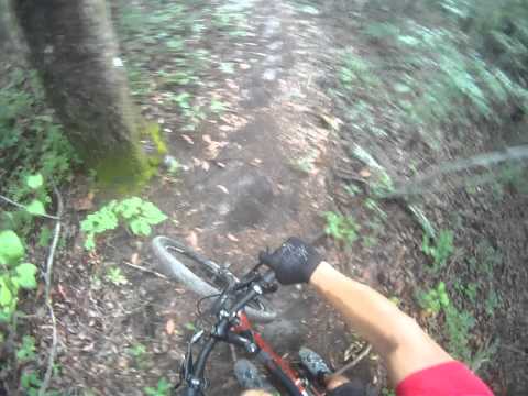 GoPro HD Mountain Biking The Trails On Camp Lejeun...