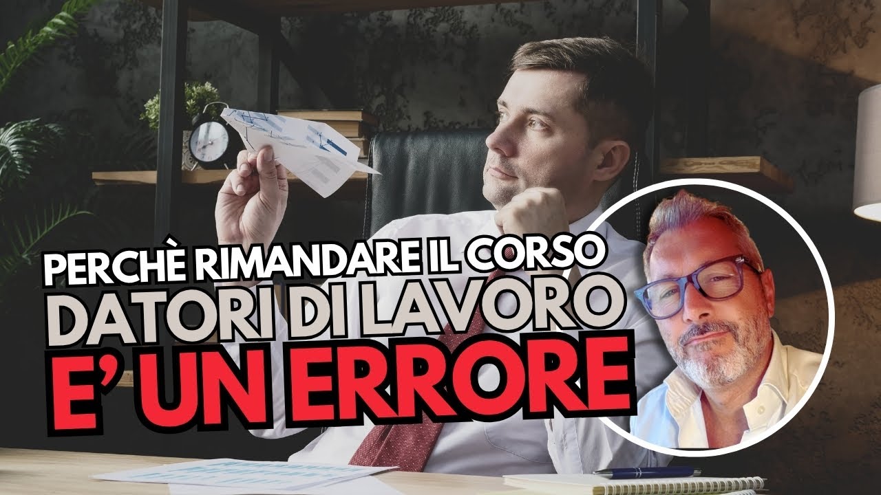 EVITA MULTE 💥 Corso DATORE 16H: l’errore che costa caro se rimandi
