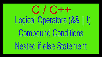 logical operators in c++ with example program