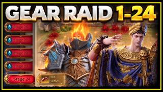 Gear Raid 1-24 (GR1-24) 💥Team Showcase 🏹 Full Playthrough 💥No POD ✤ Watcher of Realms