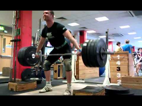 Snatch Pull from below to above the knee
