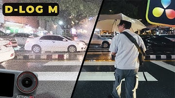 Color Grading DJI Action 5 Pro D-Log M (Low Light) - Davinci Resolve