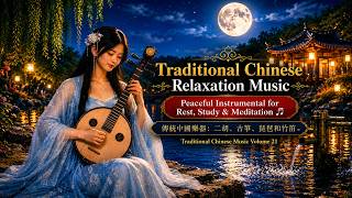 🎵 Traditional Chinese Music | For Relaxation, Study & Meditation 傳統中國樂器:二胡、古箏、琵琶和竹笛 Volume 21