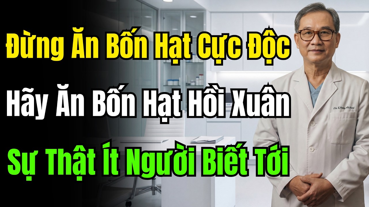 4 Loại Hạt Này Độc Như Thuốc Độc! 4 Loại Kia Càng Ăn Càng Trẻ, Bác Sĩ Lén Ăn Mà Ít Người Biết