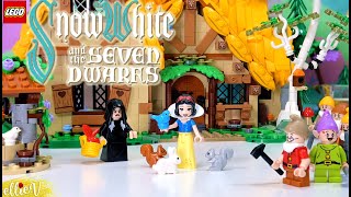 Snow White and the Seven Dwarfs' Cottage, poison apple included 🍎👍🏻 Lego build & review