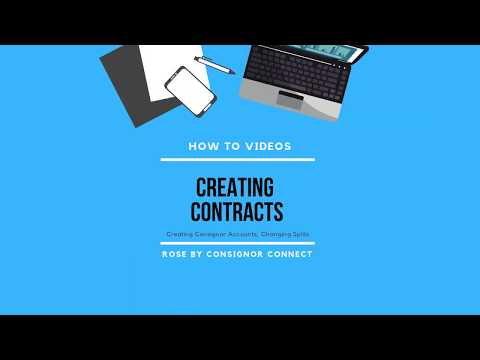Creating Contracts (Consignors)