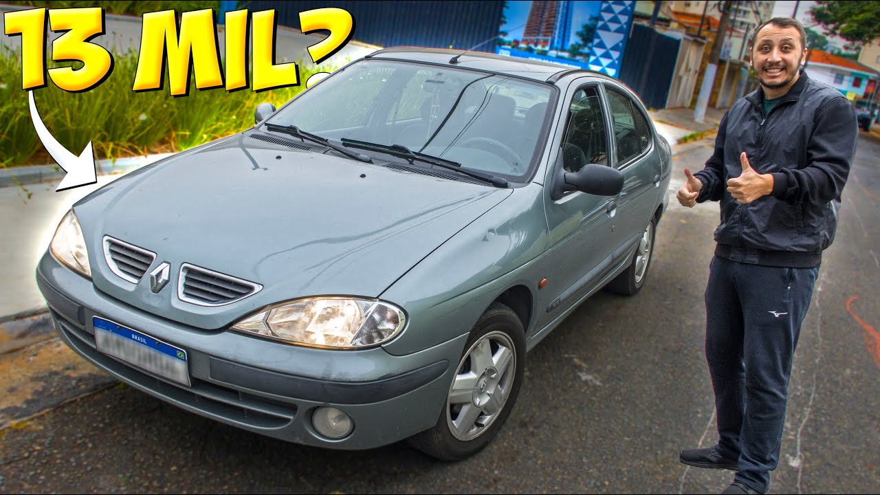 O CARRO SUPER BARATO QUE NINGUÉM DA VALOR 😱 RENAULT MEGANE RXE