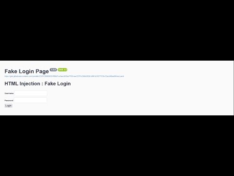 Easiest HTML Injection