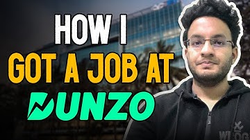 How I Got A Job At Dunzo | How To Get Placed At Dunzo | Coding Ninjas