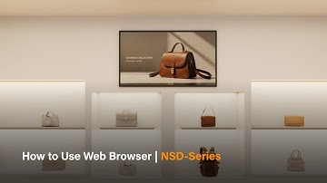 How to Use Web Browser | NSD-Series