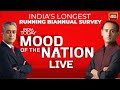 Rajdeep sardesai  rahul kanwal live  mood of the nation part 2  india todays national survey
