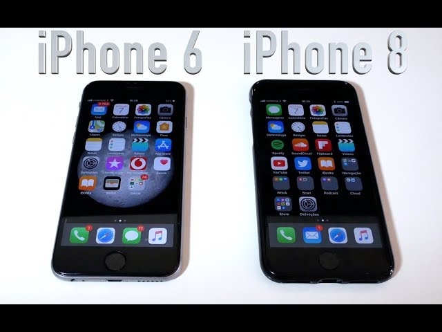 iPhone 6s & iPhone 8 セット iPhone 6 vs iPhone 8 Before Battery Swap - YouTube