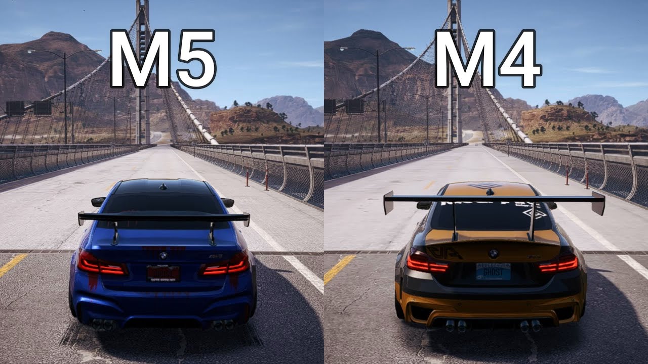 Need For Speed Payback Bmw M5 Vs Bmw M4 Gts Drag Race Youtube