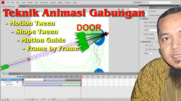 Animasi #5 Balon pecah, gabungan teknik motion tween, motion guide, shape tween dan frame by frame