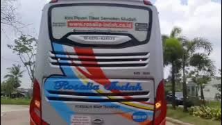 Aksi balapan bus!!! antara Rosalia Indah VS Lorena