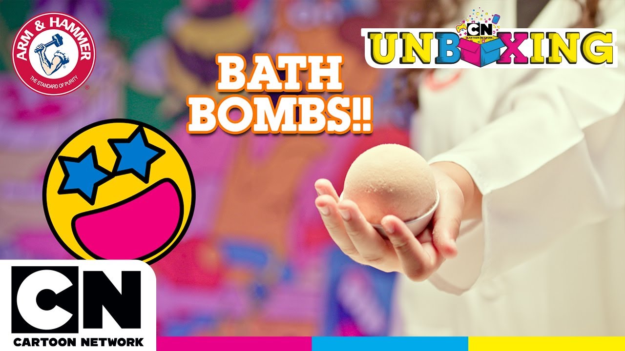 CN Unboxing | Make Fizzy DIY Bath Bombs at Home | مدعومة من آرم آند هامر | كرتون نتورك 