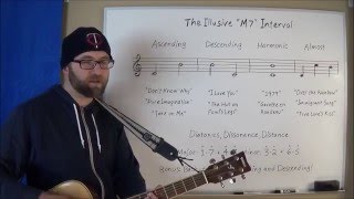 The Major Seventh M7 interval in Melody