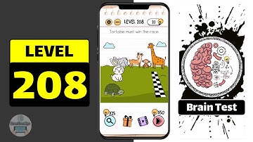 Brain Test Level 208 Walkthrough