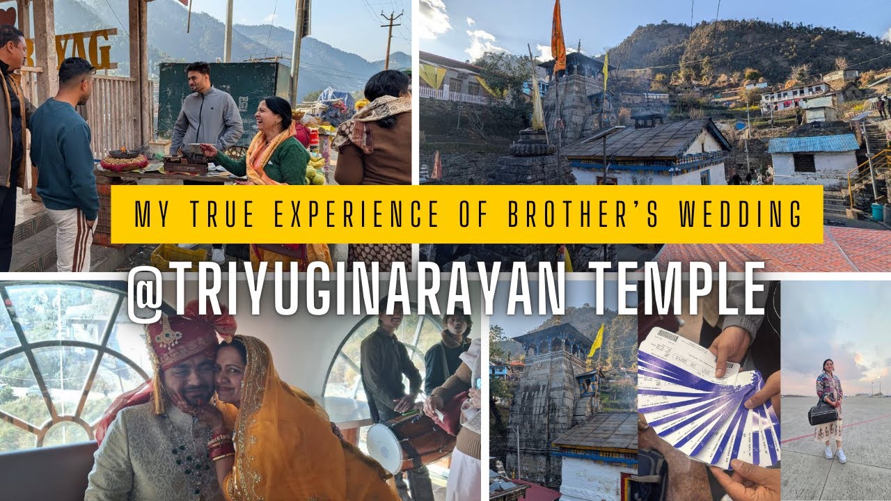 The whole truth about getting married at TRIYUGINARAYAN temple🤔🫢 l Monika singh l #triyuginarayan