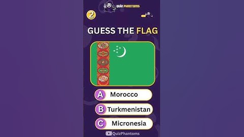 Guess The Flag ℙ𝕒𝕣𝕥 𝟠 🧩🧠🇹🇲  #guesstheflag #trivia #quiz #shorts