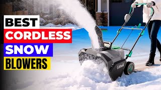 Best Cordless Snow Blowers 2026 | Powerful Battery Snow Removal