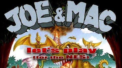 Joe & Mac Full Playthrough (NES) | Let