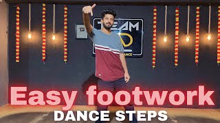 EASY FOOTWORK DANCE STEPS TUTORIAL | RUNNING MAN SLIDING dancetutorial