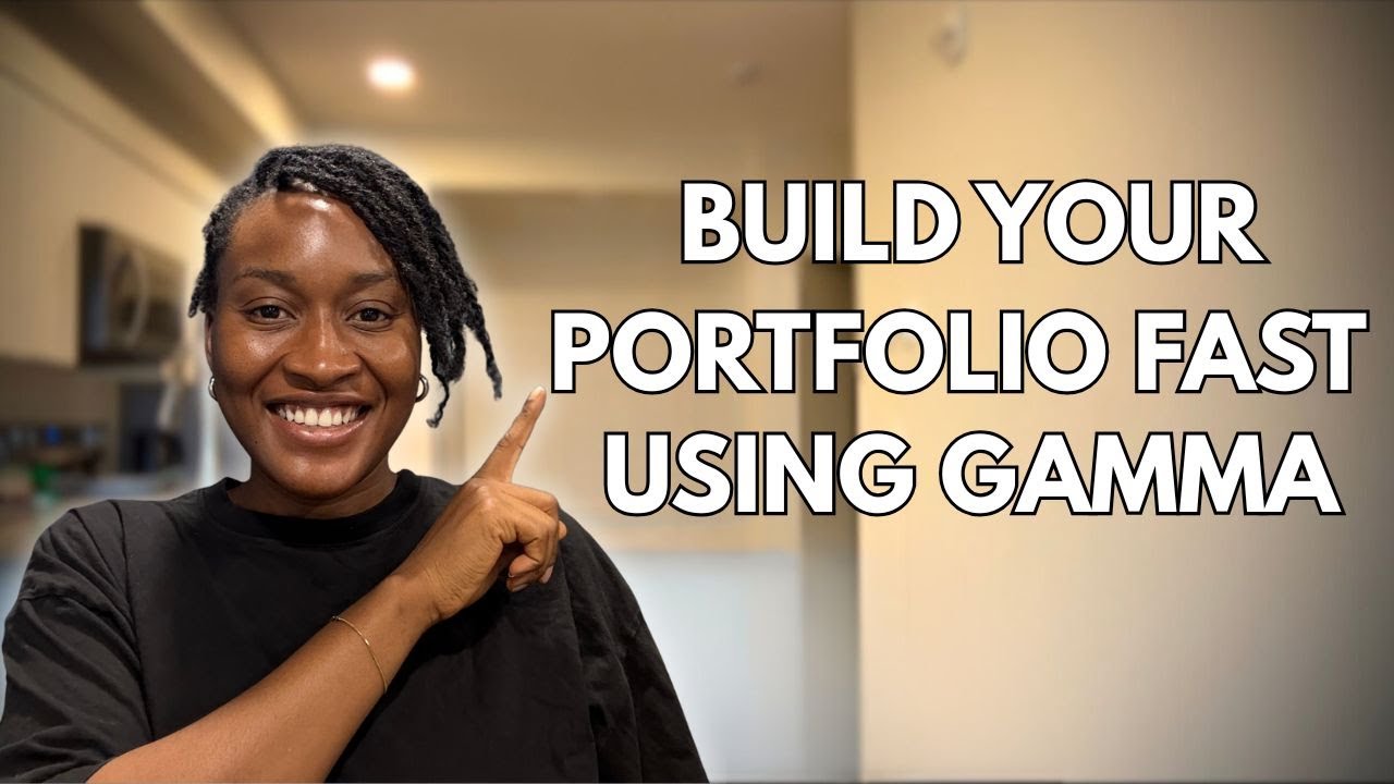 How to Create a Stunning Portfolio with Gamma (Full Tutorial)