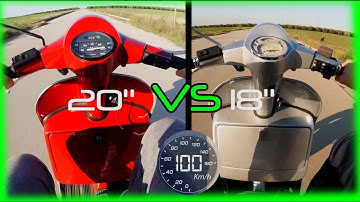 Vespa PX 177 Polini - Acceleration 0-100 km/h