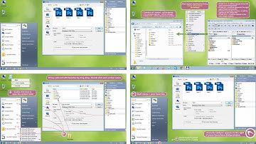 Favorites in dialog boxes, start menu, quick launch, popup menu, shortcuts, tray.