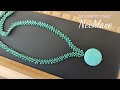 Turkuaz boncuklu kolye yapımı//Turquoise bead Necklace making //how to make beaded necklace.