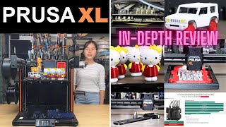 Prusa XL In-Depth Review: 5-toolhead auto tool changer 3D printer compared to BambuLab AMS