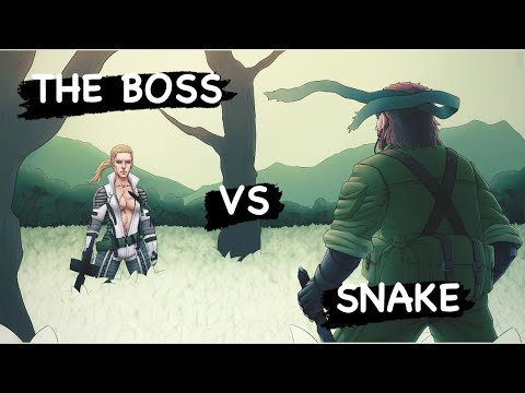 METAL GEAR SOLID 3 SNAKE EATER SNAKE VS THE BOSS - YouTube