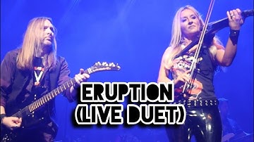 Eruption (Live)- Van Halen Cover - Duet by Nina D and Jason Neubauer w/ Femmes of Rock
