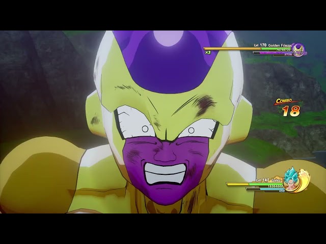 DBZ Kakarot: Golden Frieza with Find Your Flame from Sonic Frontiers class=