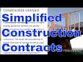 Construction contracts explained