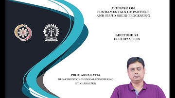 Lecture 21 : Fluidization