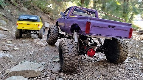 WPL C24-1 Custom Against WPL C24 On A Trail