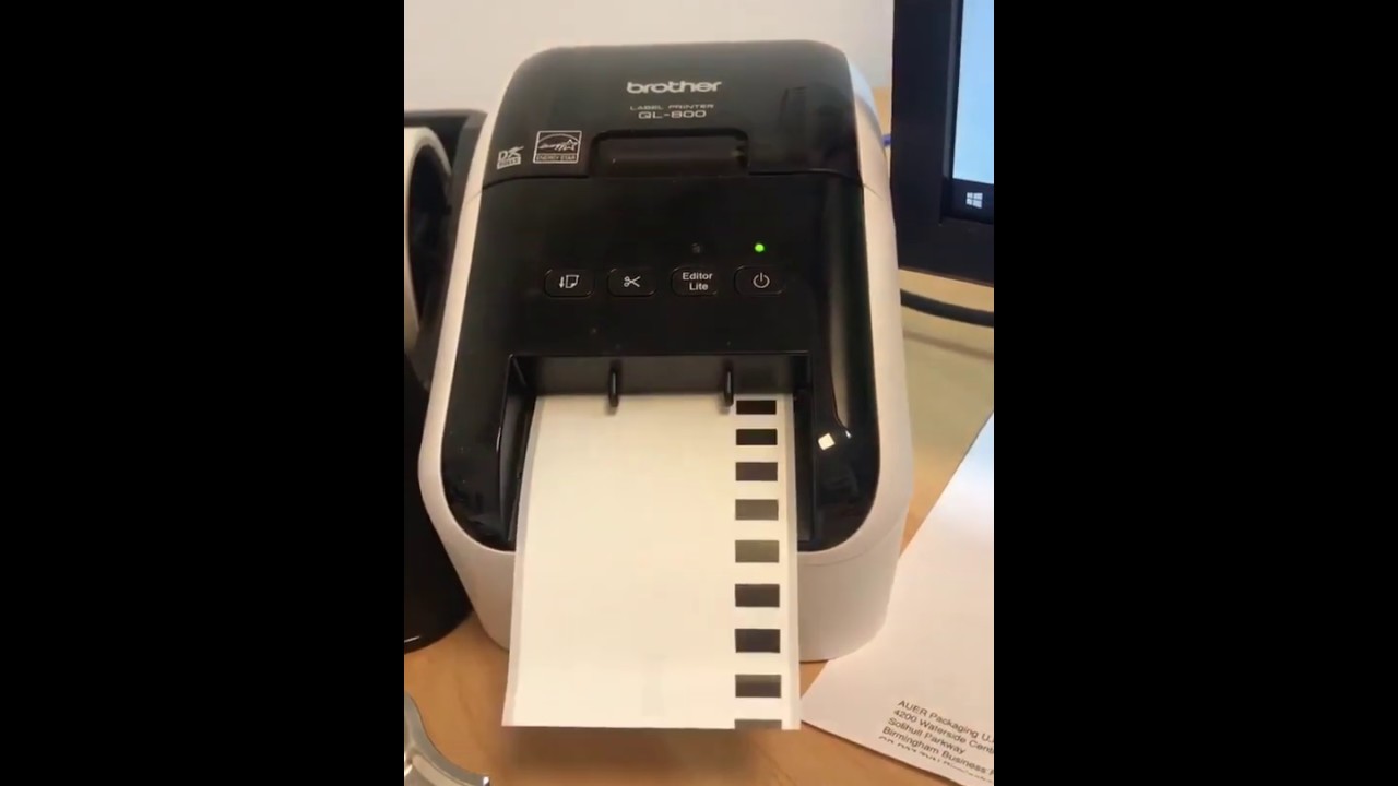 How to Use the Brother QL-800 Label Printer - YouTube