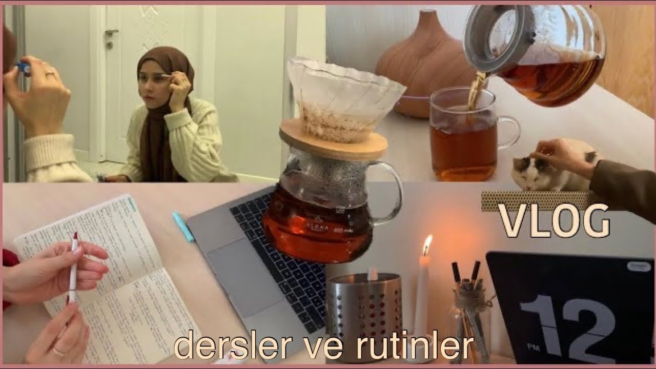 VLOG | bolca çalışma, kaymayan bone önerisi (dikkat: bu video yemek görüntüleri içerir)