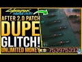 Cyberpunk 2077 - NEW 2.0 DUPLICATION GLITCH AFTER PATCH - INFINITE MONEY GLITCH