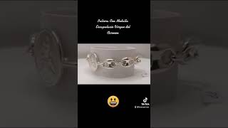 Te Gusta Esta Pulsera De Plata Con Escapulario Virgen del Carmen y Corazón de Jesús?