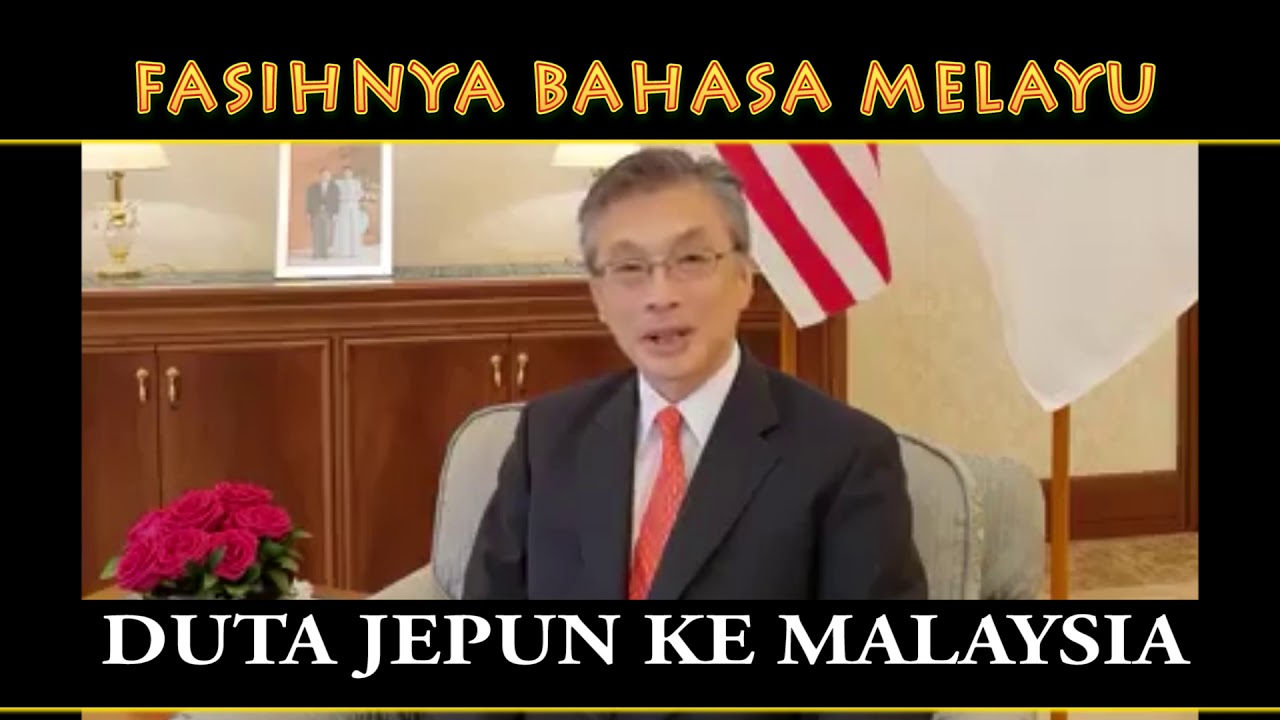 Baru 2 bulan Duta jepun ini ke malaysia dah fasih Bahasa Melayunya #jepun  #malaysia #bahamelayu
