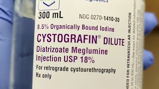 CT cystogram protocol urinary bladder cystography