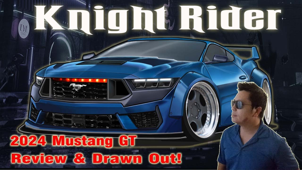 2024 Mustang GT into Knight Rider (Review & Drawn Out) YouTube